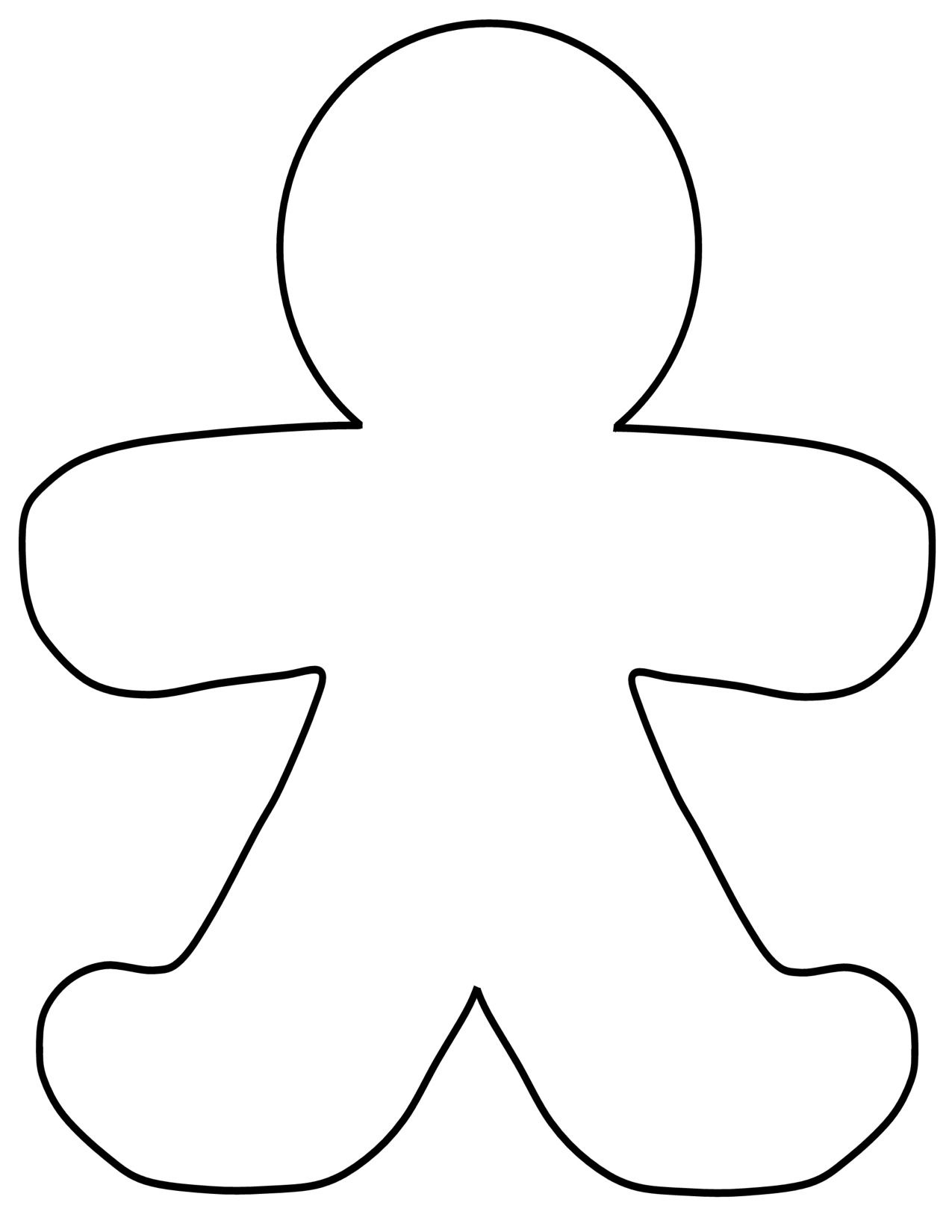 Human Body Outline Printable - Cliparts.co