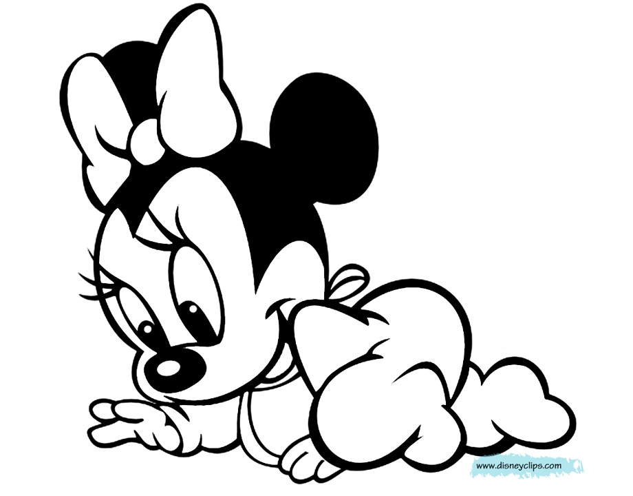 baby mini mouse coloring pages  coloring home