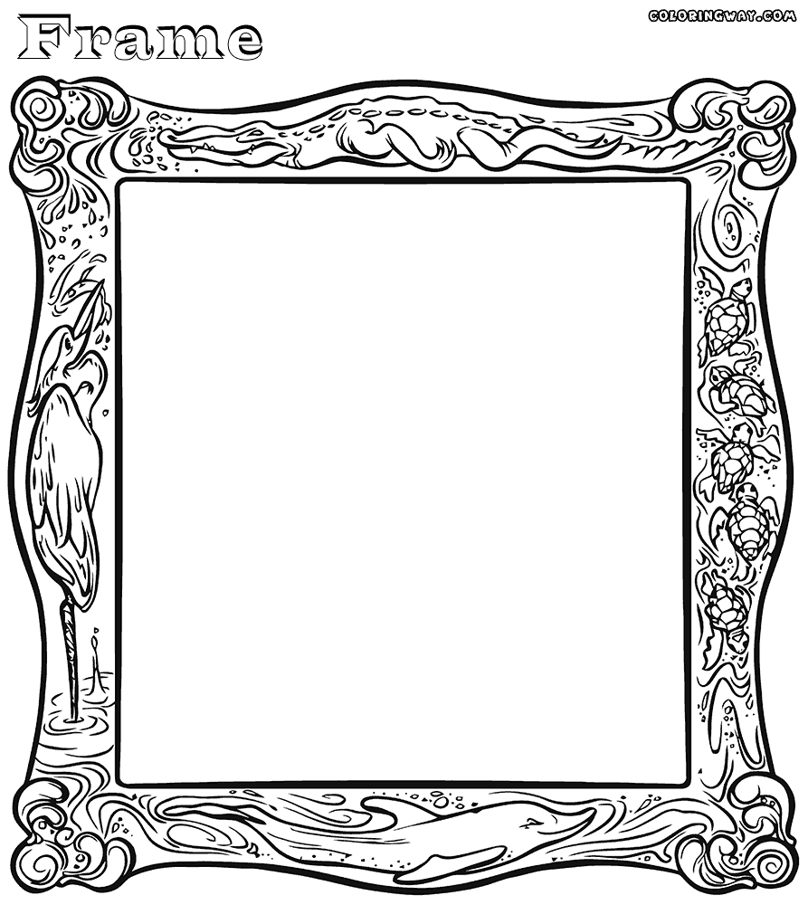 Frame Coloring Pages Coloring Pages To Download And Print Coloring Home
