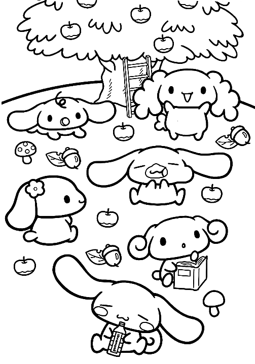 Cinnamoroll Coloring Pages - Coloring Pages For Kids And Adults