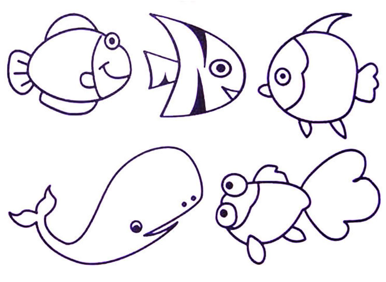Coloring Pages Of Sea Animals To Print | Animal Coloring pages of ...