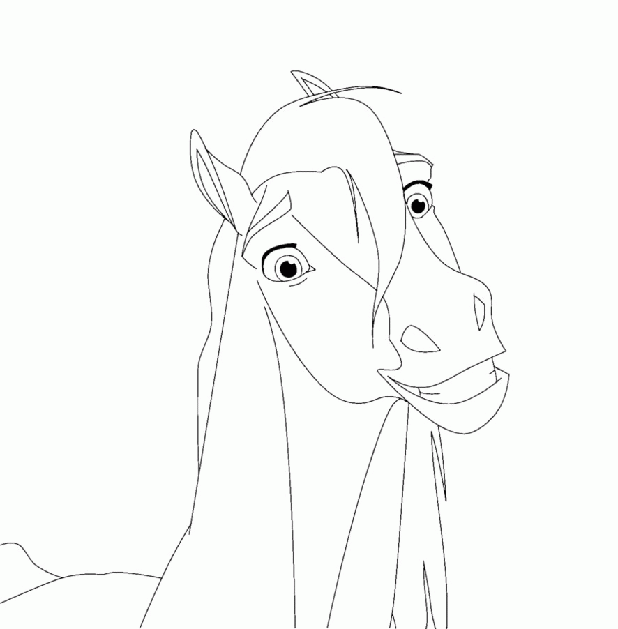 12 Pics of Spirit And Rain Horse Coloring Pages - Spirit and Rain ...