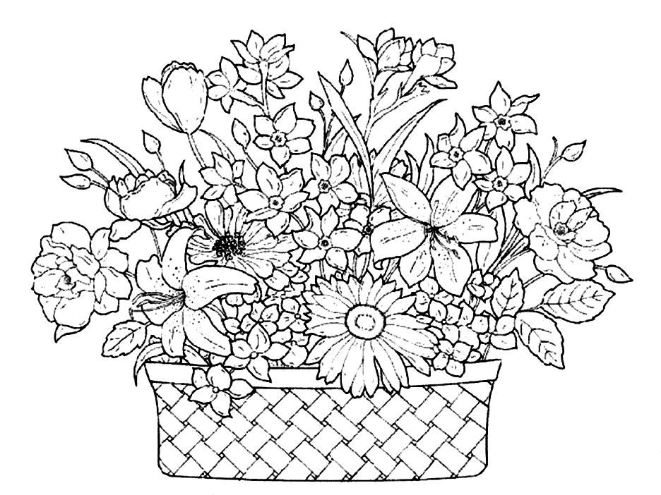 Coloring Pages Of Amazing Flowers - Coloring Home