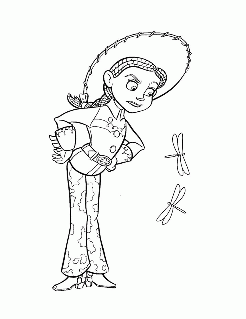 Toy Story Jessie Coloring Pages - Coloring Home