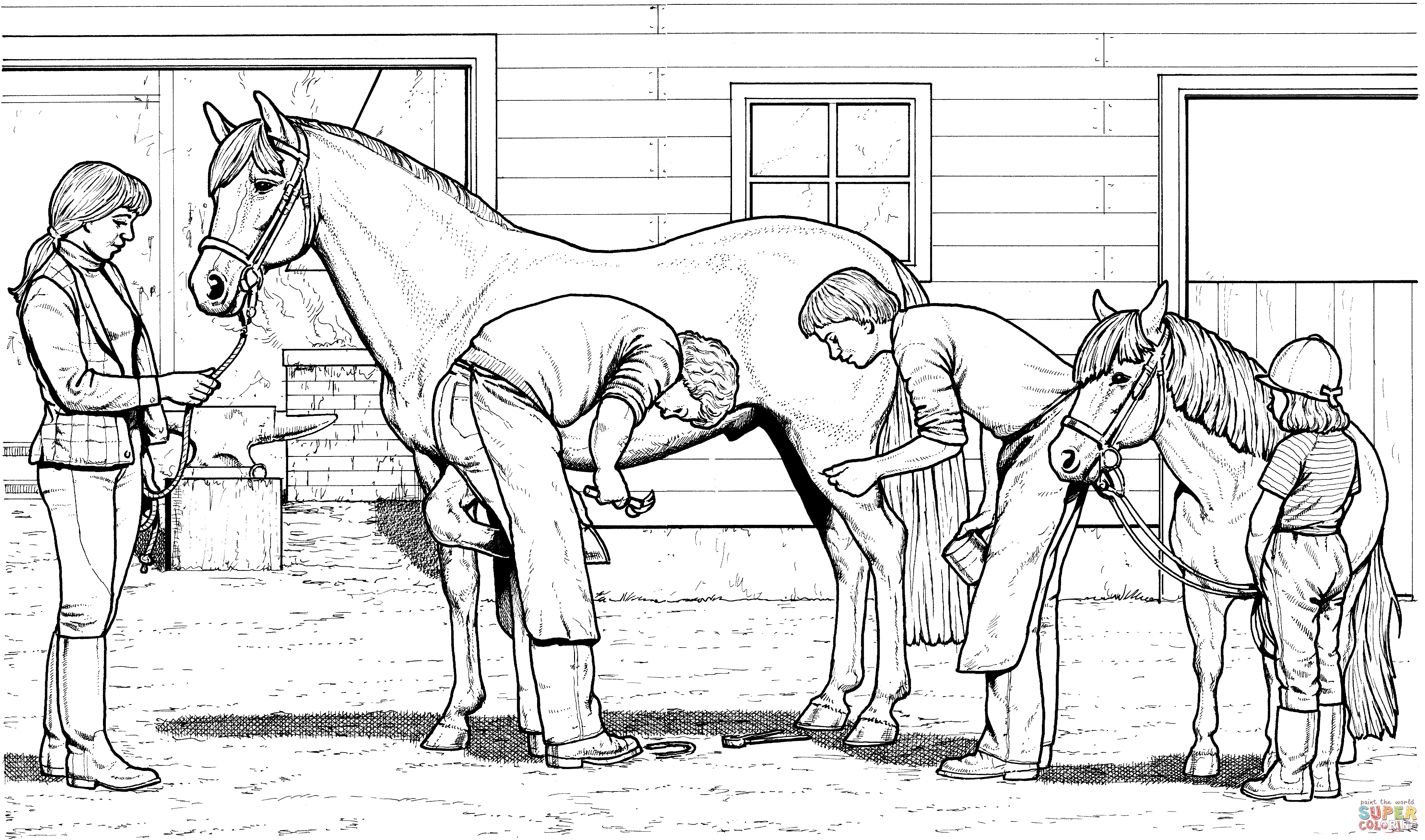 Free Printable Horse Coloring Pages For Adults - Coloring Home