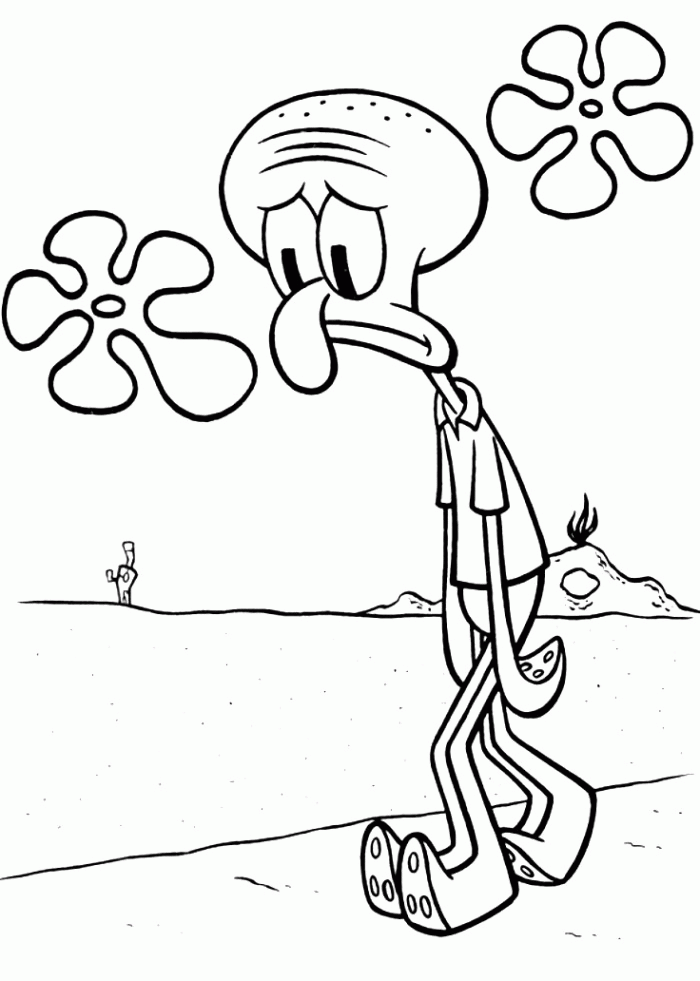 11 Pics of Squidward From Spongebob Coloring Pages - Squidward ...