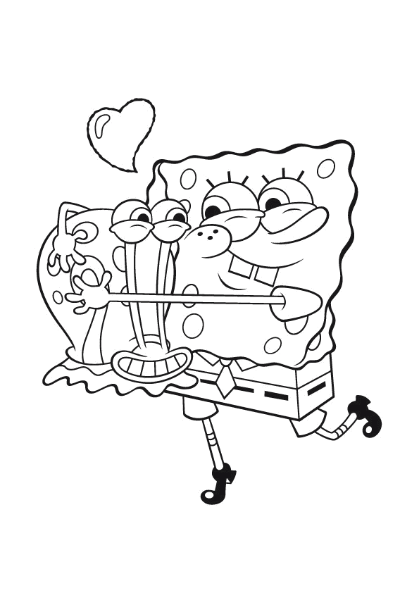 Coloring pages from Spongebob Squarepants animated cartoons ...