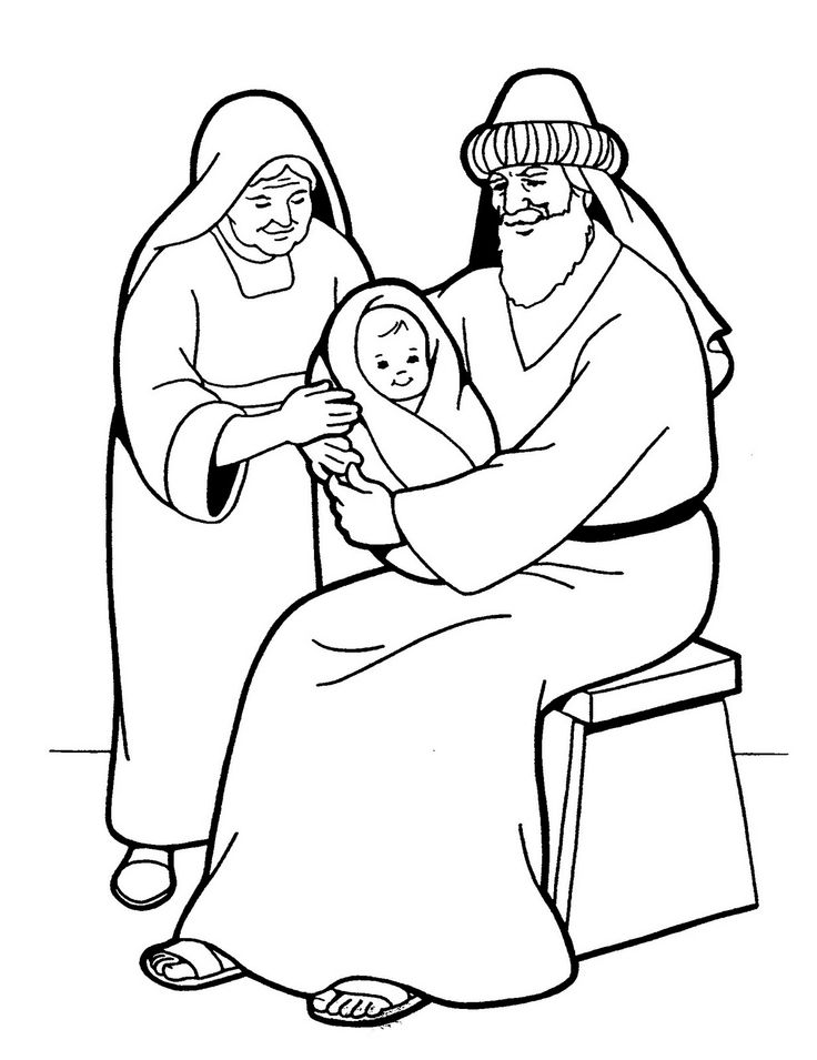 Zechariah And Elizabeth Coloring Page - Coloring Home