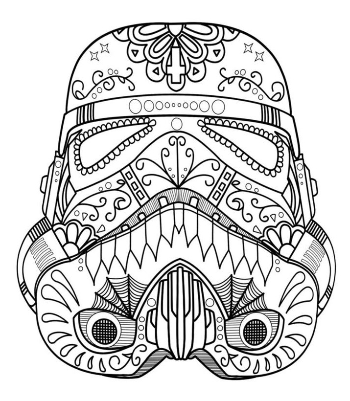 Cool Skull Design Coloring Pages   Coloring Home