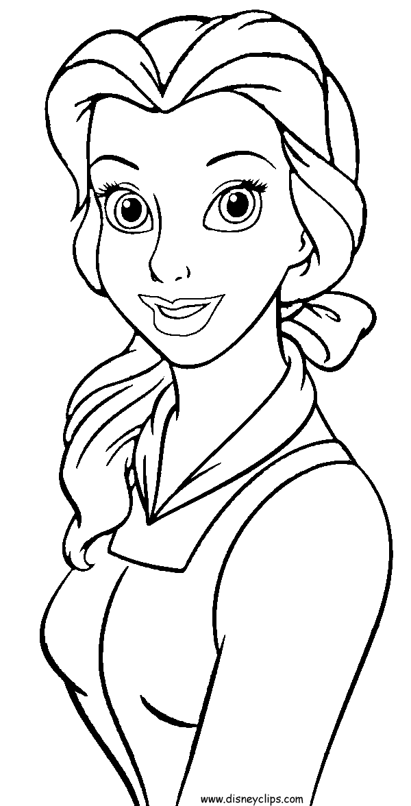 Animal Belle Coloring Pages for Adult