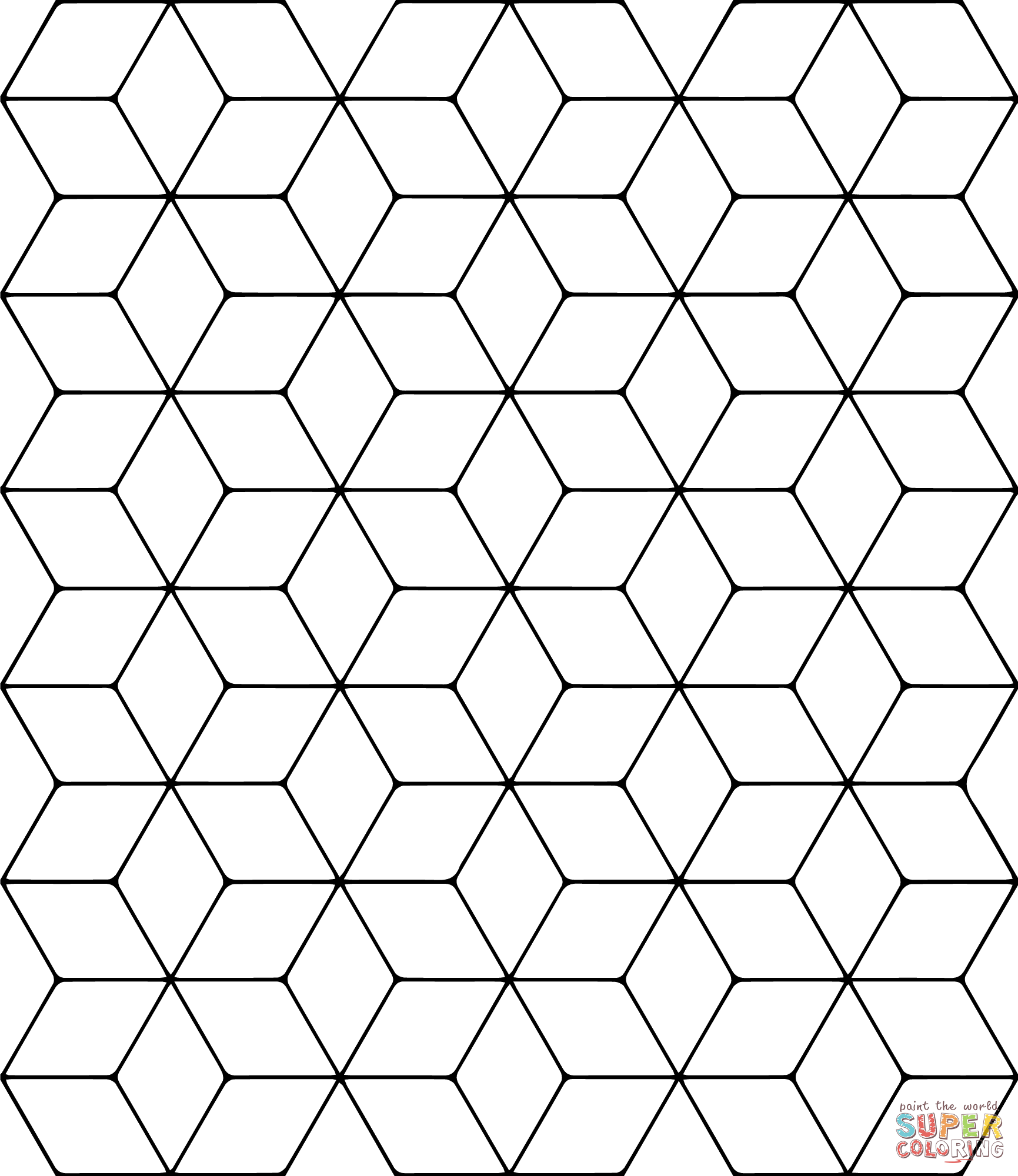 Coloring Pages Tessellations - Coloring Home