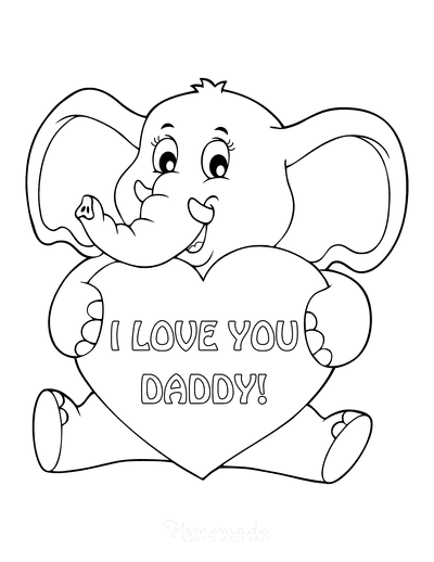 Happy Father's Day Coloring Pages for Kids