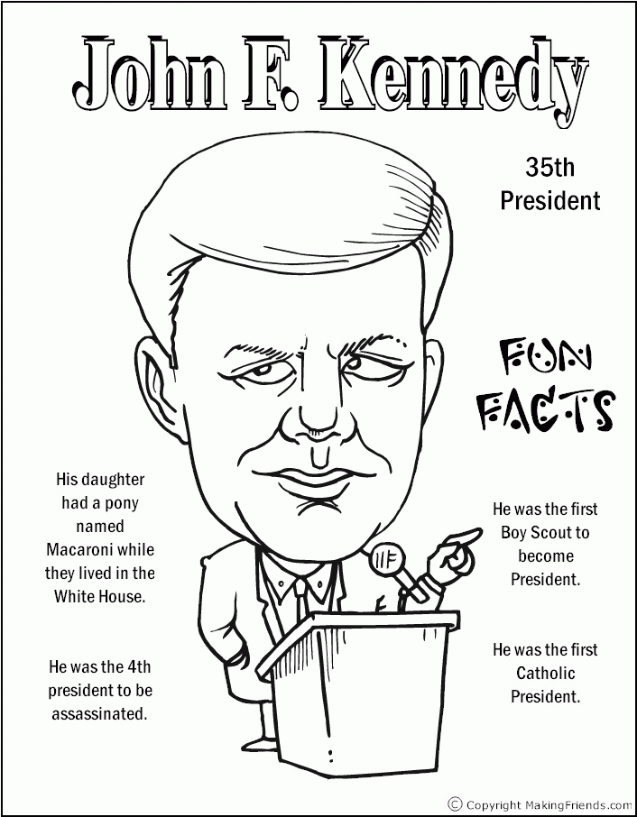 Presidents Coloring Pages