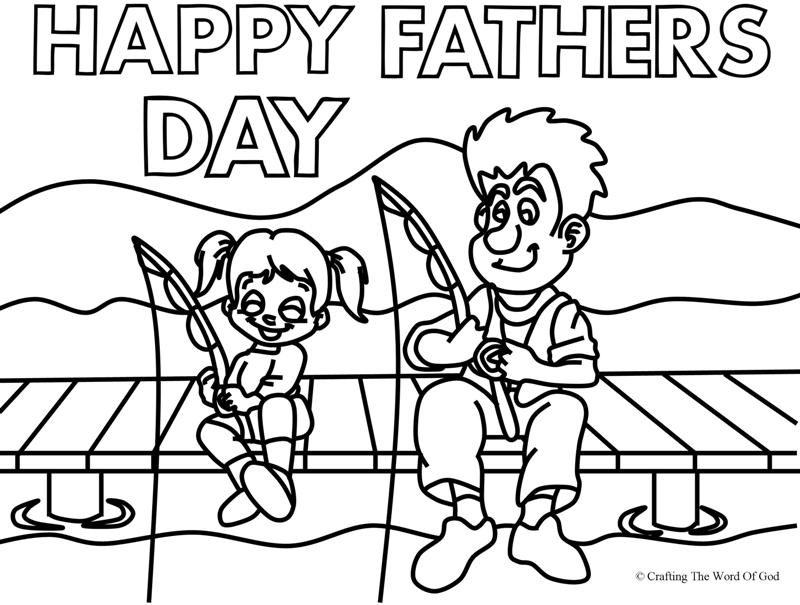 Happy Fathers Day Construction Theme Coloring Pages ...