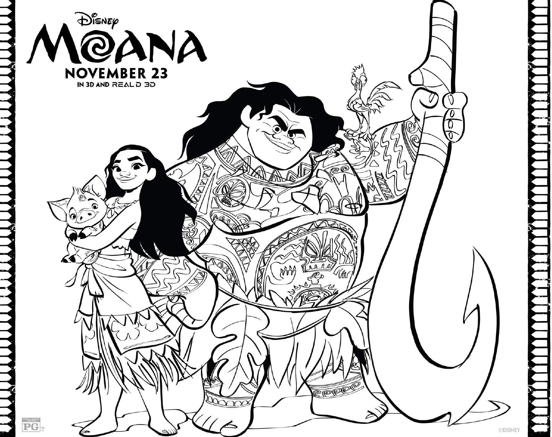 Download Printables Here #Moana | Lady ...