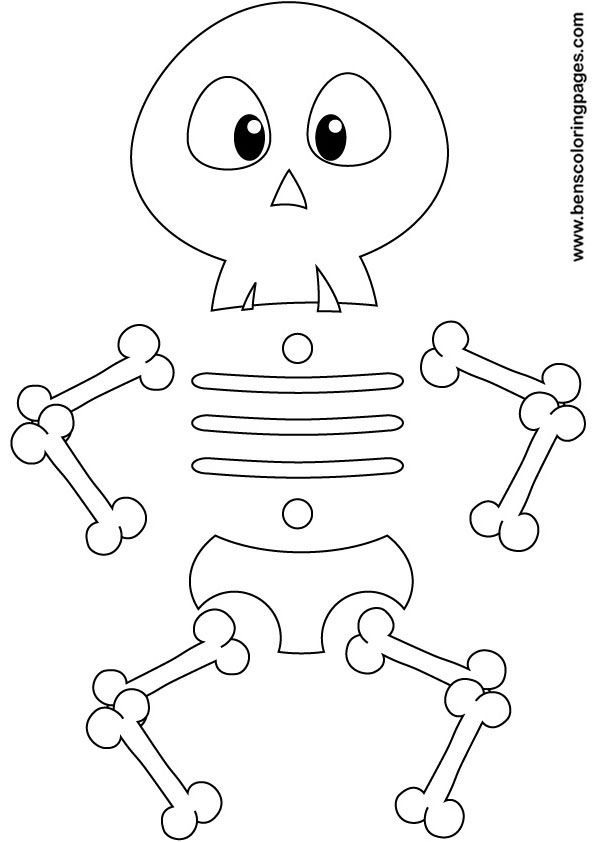Skeleton Man coloring pages