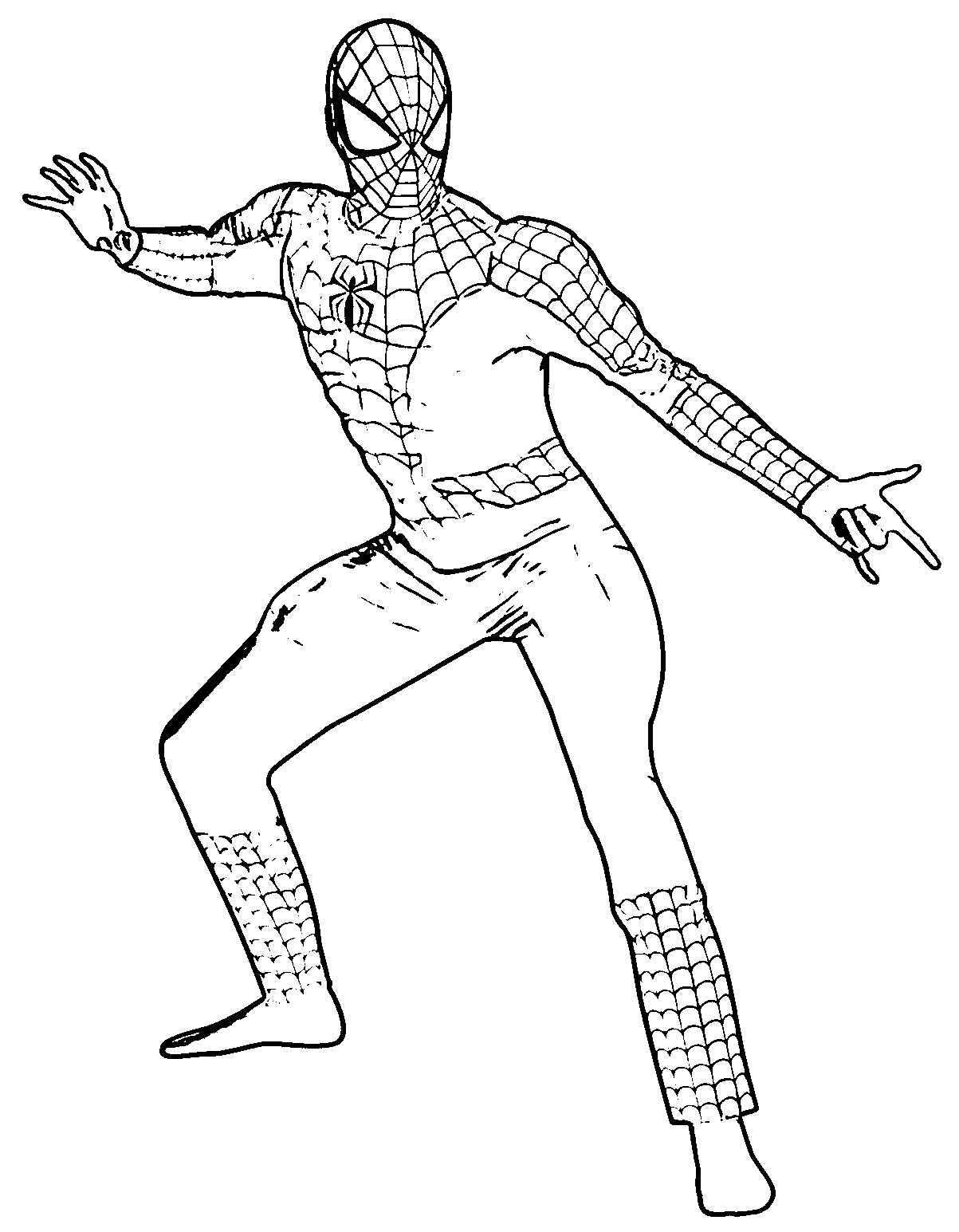 Muscle Coloring Page - Coloring Home