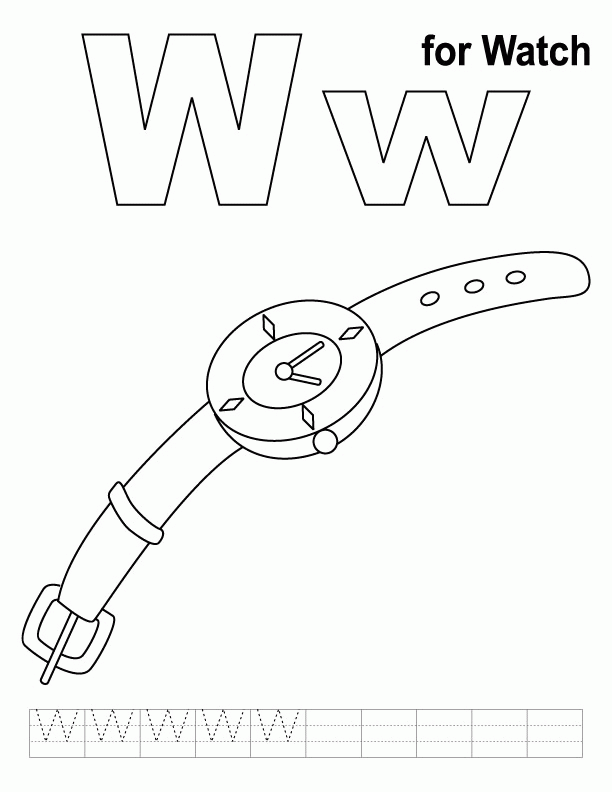 Geography Blog: Letter W Coloring Pages