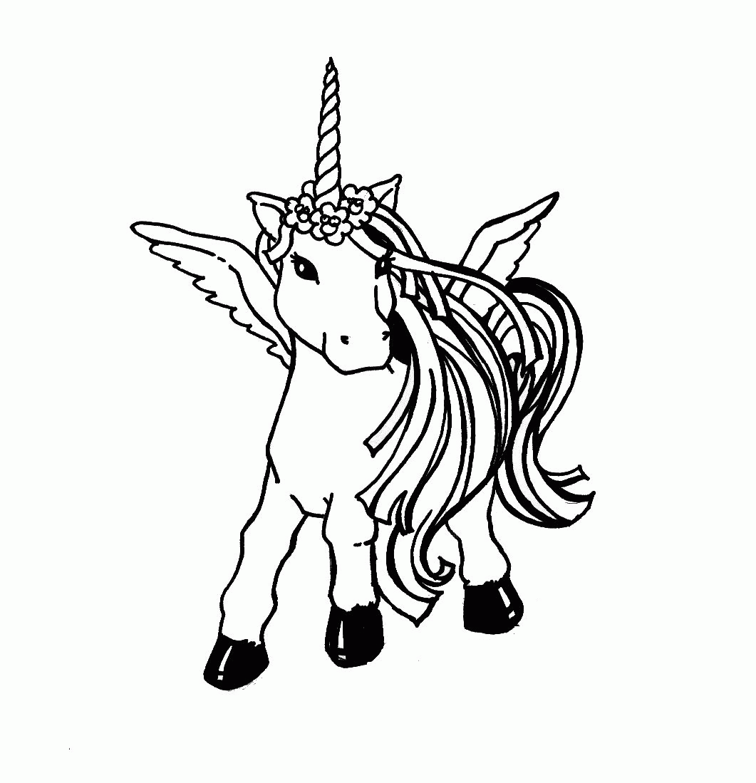 Baby Unicorns Coloring Pages   Coloring Home