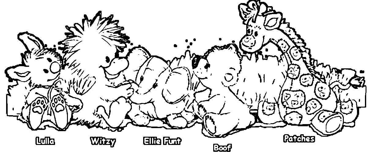 Little Suzy S Zoo Characters Coloring Page | Wecoloringpage