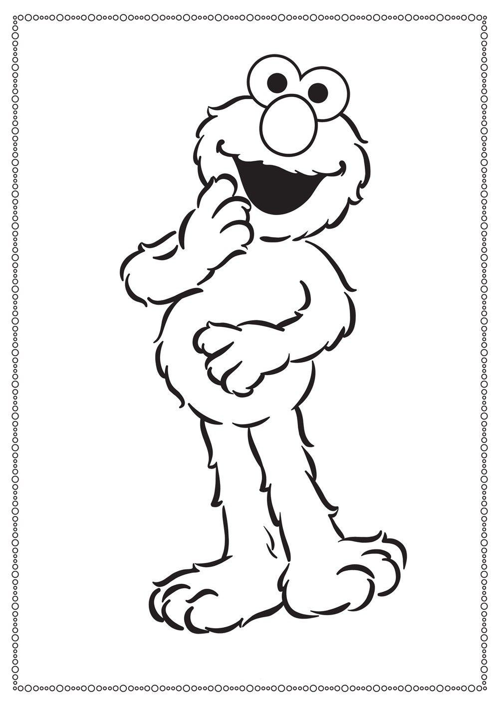 Sesame Street Count Coloring Pages - Coloring Home