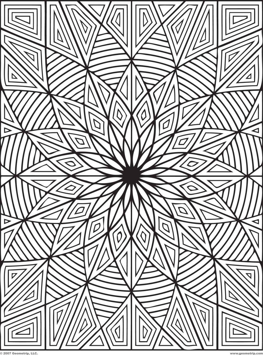 Design Coloring Sheets Free Design Coloring Pages Free Abstract ...