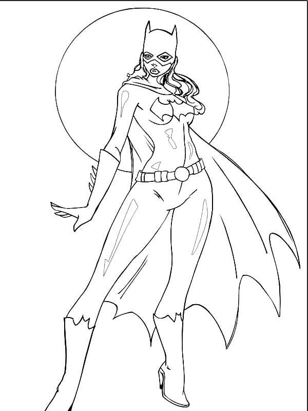 batgirl and supergirl coloring pages unique Batgirl Coloring Pages ...