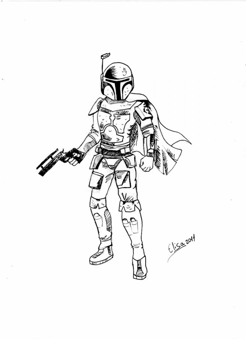 36+ Coloring Pages Boba Fett Pictures
