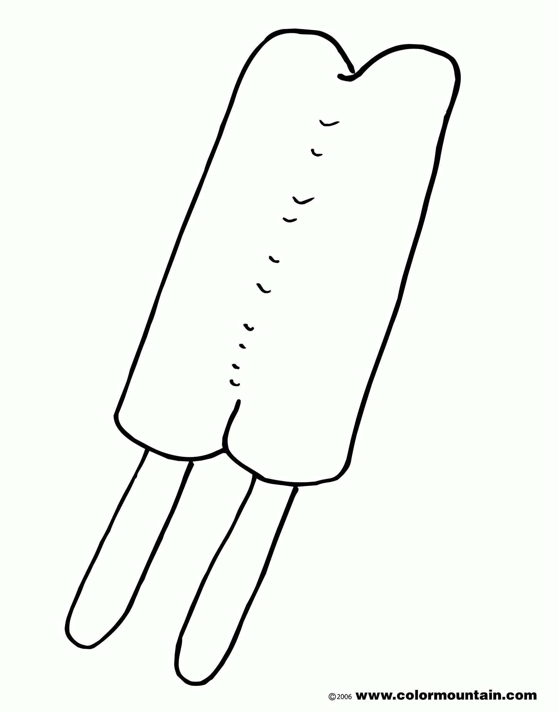 Ice Cream And Popsicle Printable Coloring Pages - Coloring Home