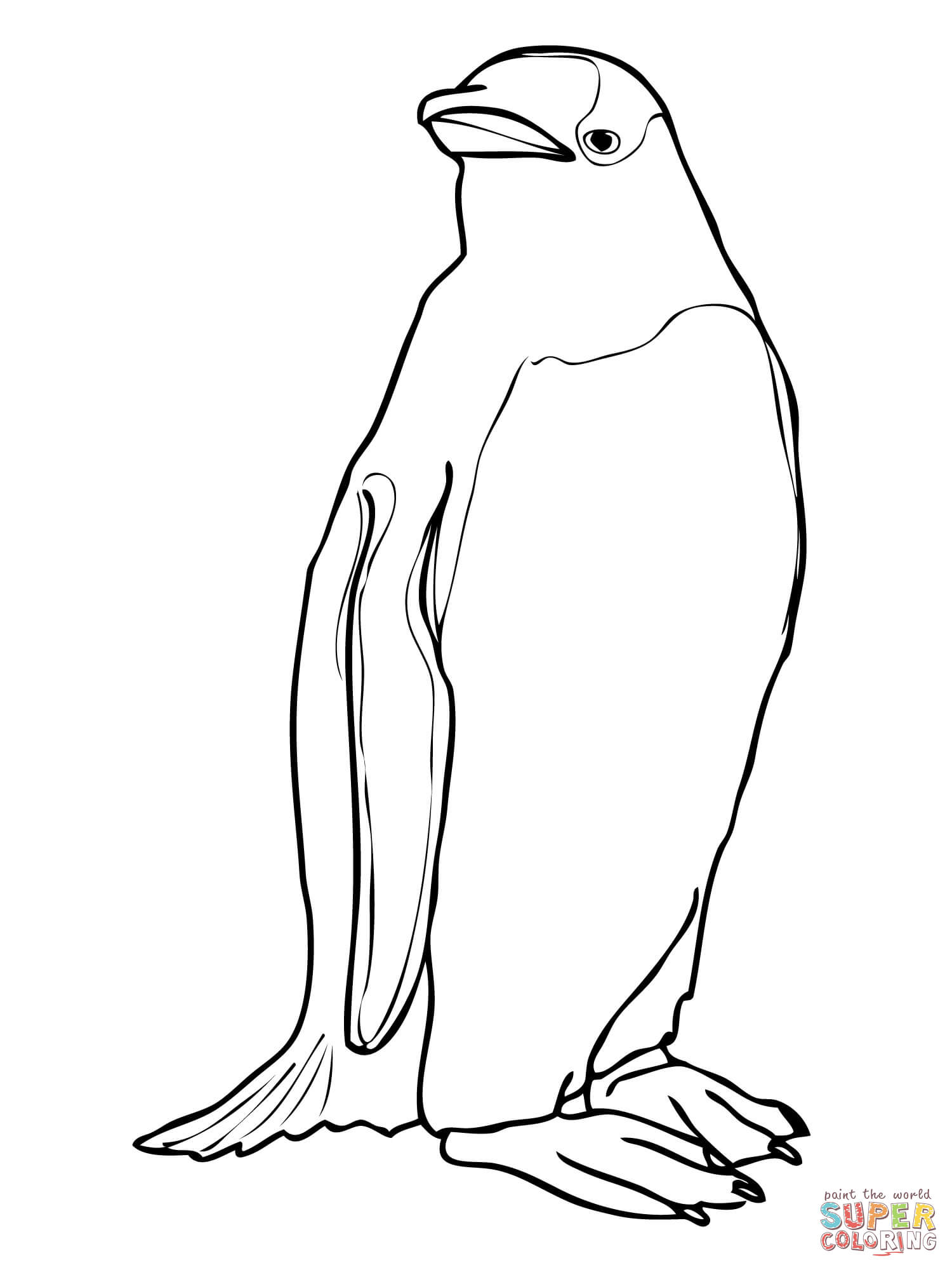 Emperor Penguin Coloring Pages - Coloring Home