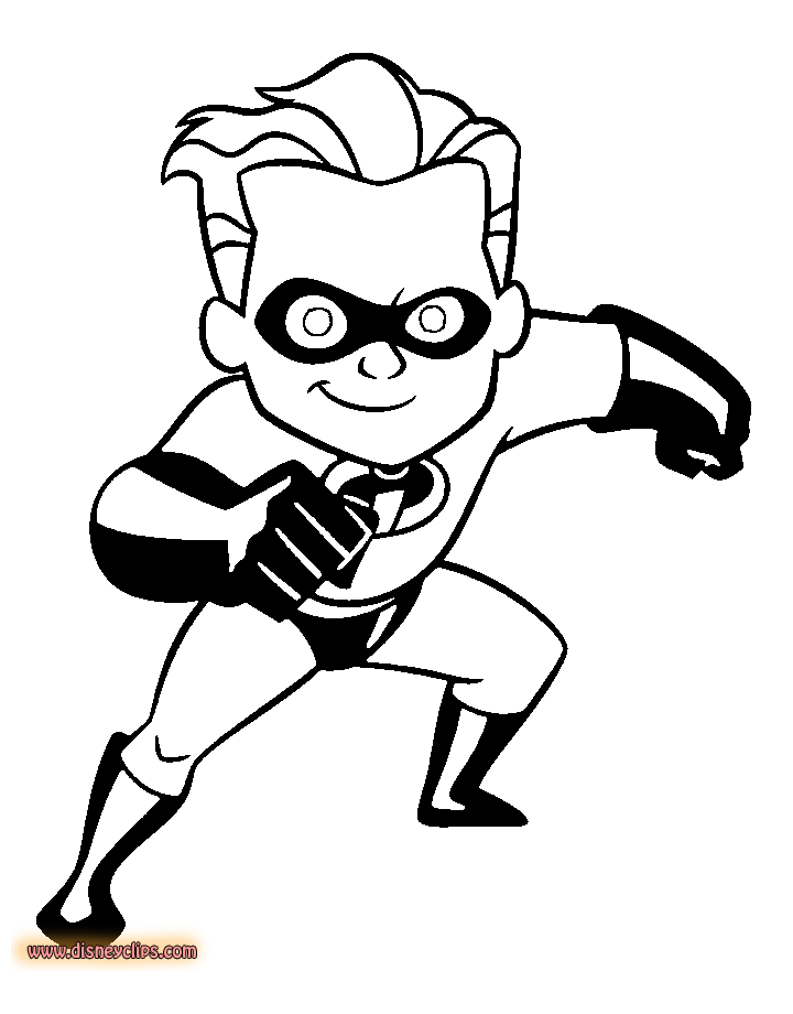 The Incredibles Coloring Pages - Disney Kids' Games ...