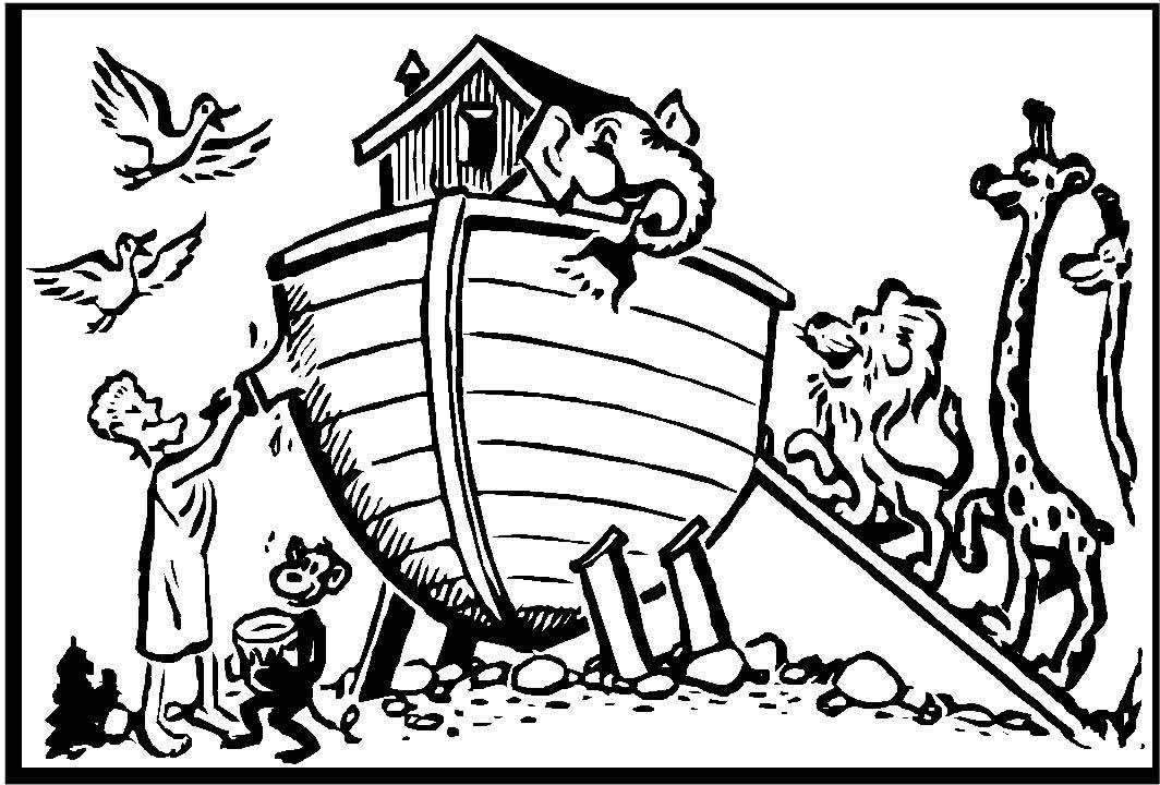 Noah And The Ark Coloring Pages   Coloring Home
