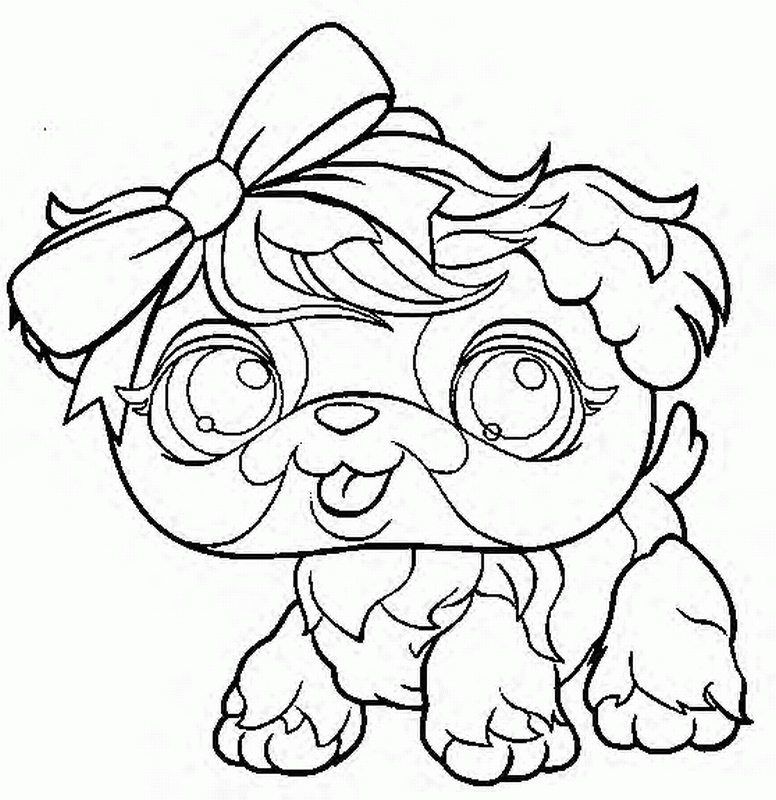 My Littlest Pet Shop Coloring Pages Coloring Home