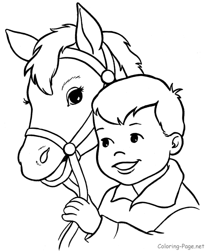 Horse Coloring Pages - My pony