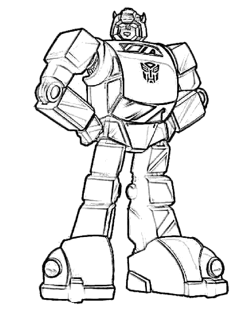 Bumblebee Transformers Coloring Page