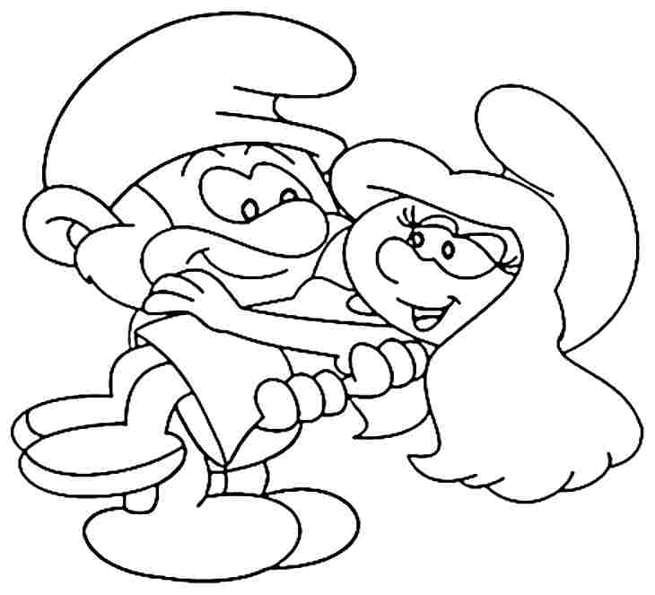 Colouring Sheets Coloring Pages The Smurfs Cartoon Anime Movie For 