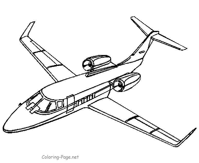 Jet Plane Coloring Pages - Coloring Home