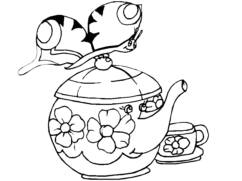Butterflies K9 Animals Coloring Pages & Coloring Book