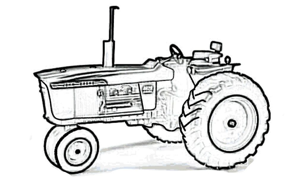tractor and animals Colouring Pages (page 2)
