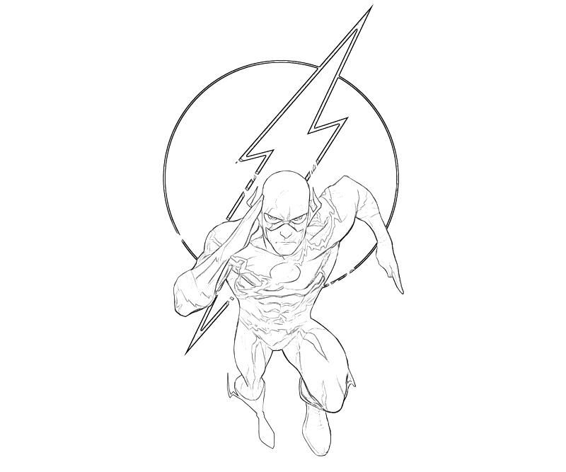 The Flash Coloring Pages