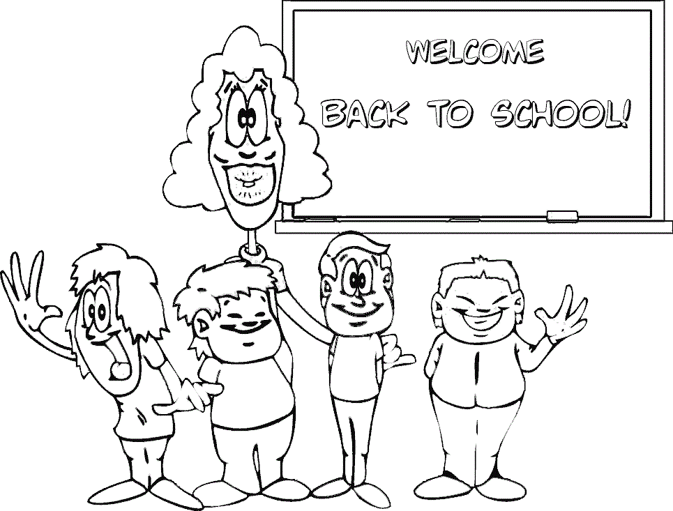 Welcome Back Coloring Pages Coloring Home