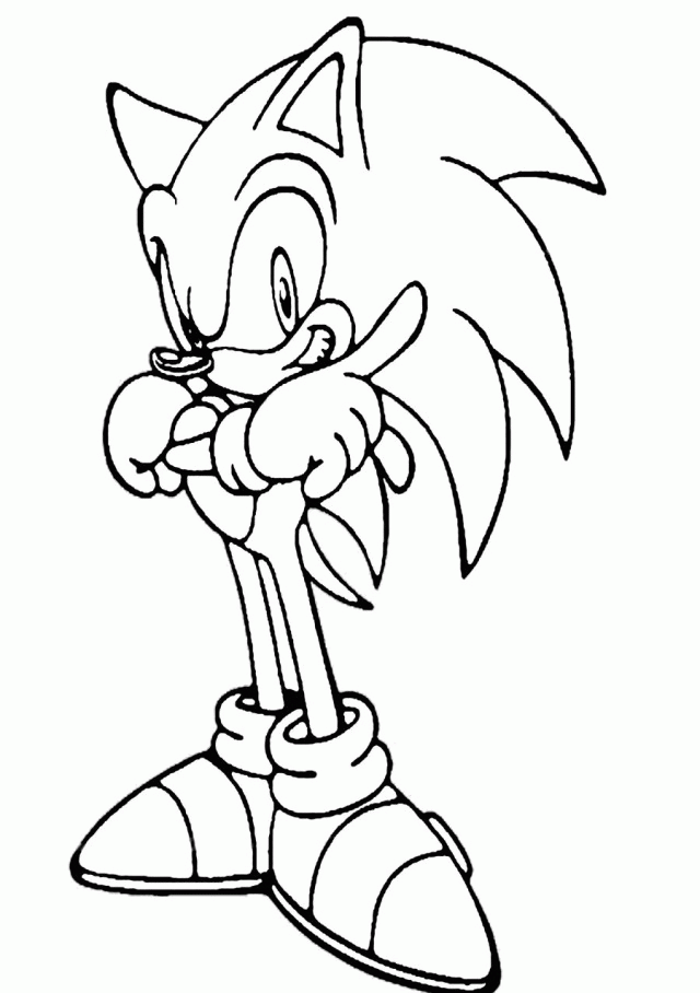 Super Sonic Coloring Pages Coloring Home