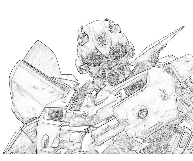 Bumblebee Transformer Coloring Page - Coloring Home