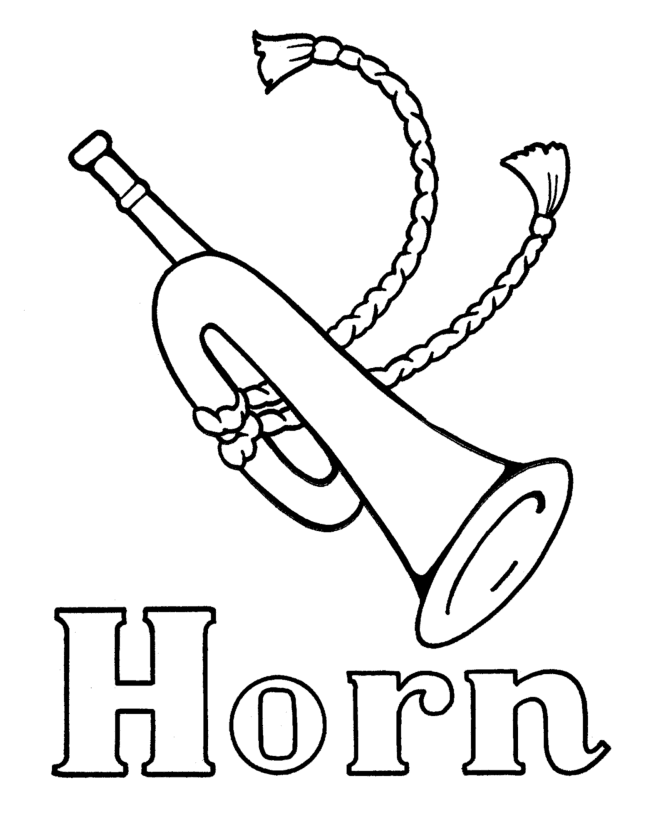 Letter H Coloring Pages - Coloring Home