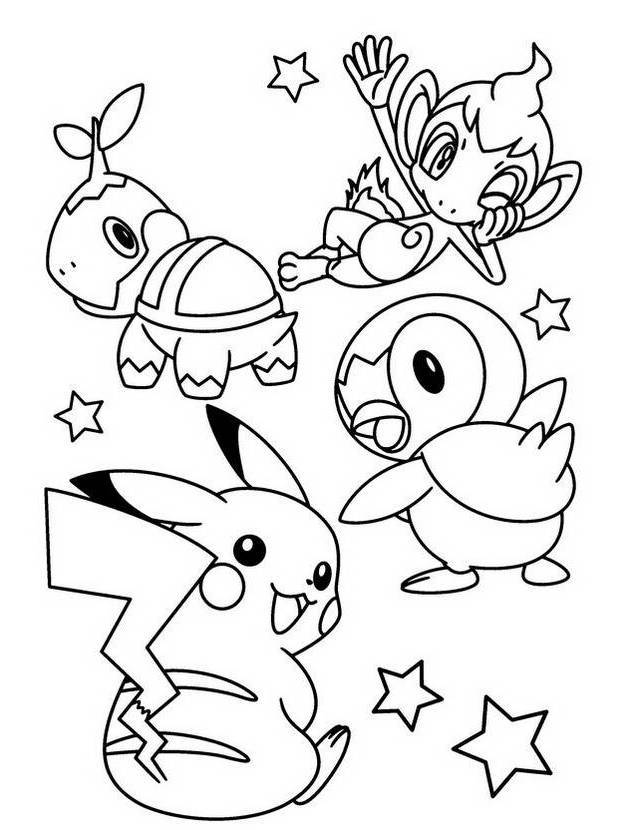Piplup Pokemon Coloring Pages Coloring Home