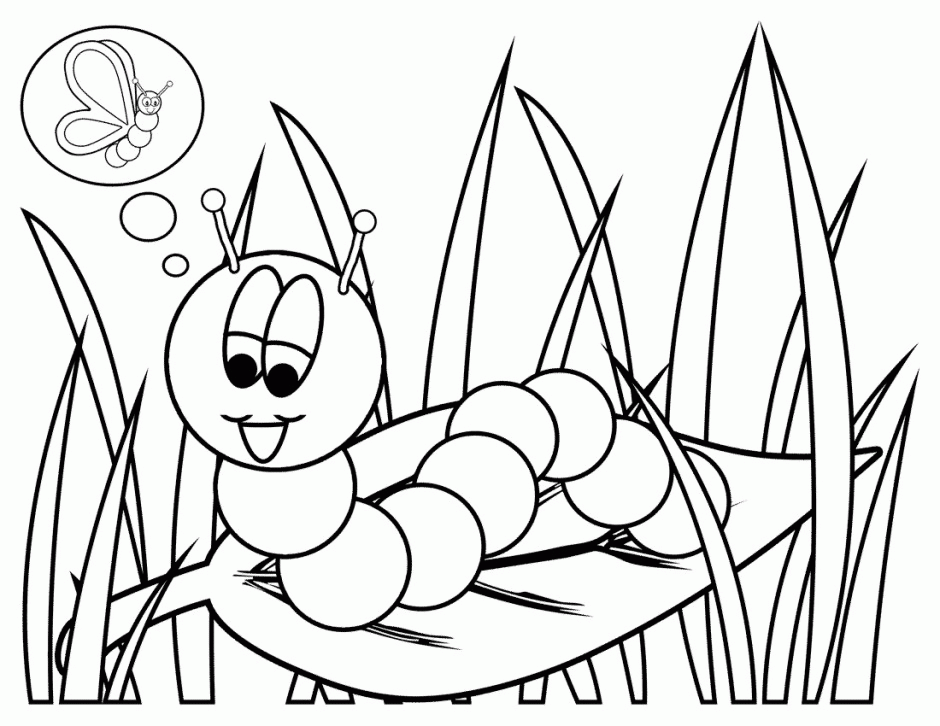 The Very Hungry Caterpillar Coloring Pages - Coloring Home