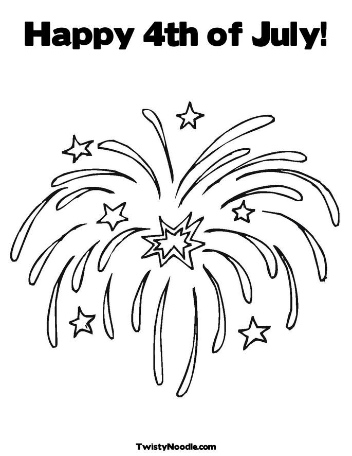 Happy 4th Of July Coloring Pages - Coloring Home