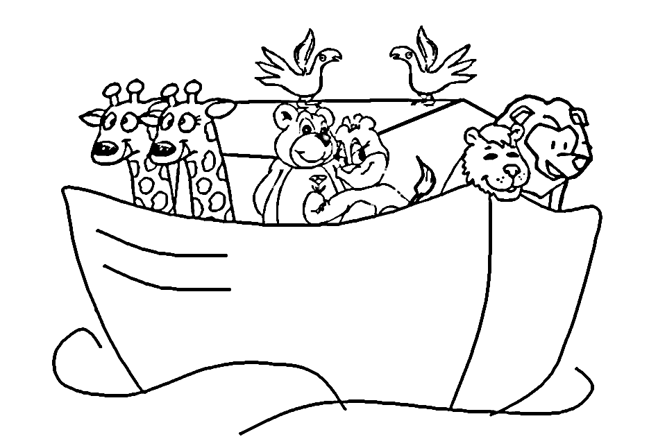 Noah And The Ark Coloring Pages   Coloring Home