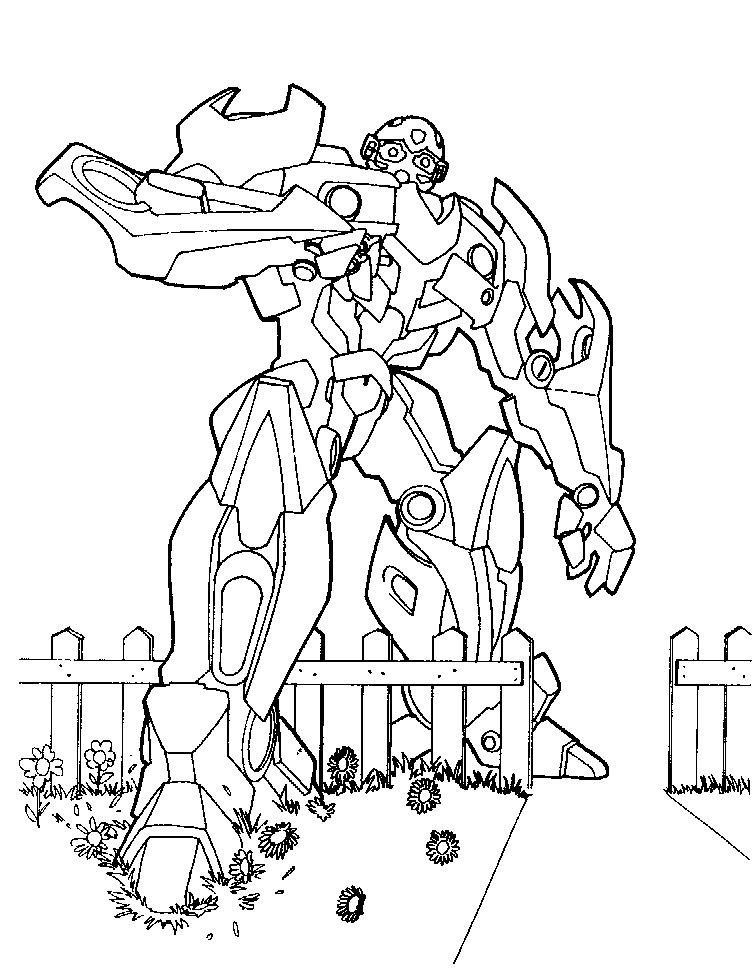bumblebee Transformers: Age of Extinction coloring pages for kids 