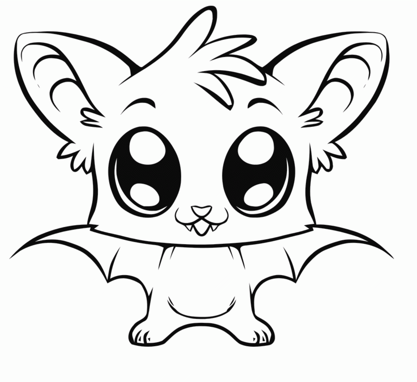 Cute Cartoon Animal Coloring Pages | Coloring pages, Coloring 